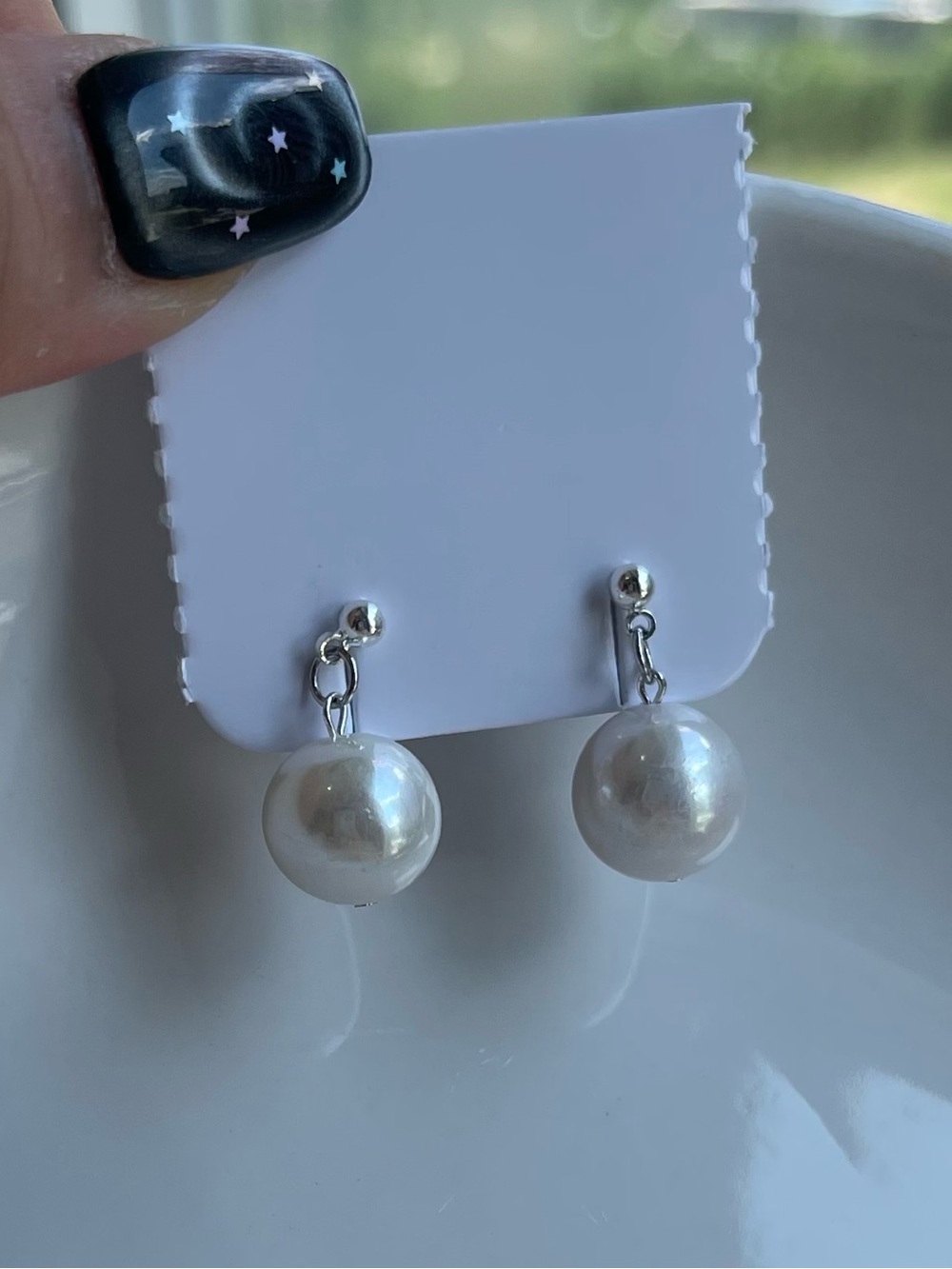 Classic White Pearl Drop Earrings - Women Jewelry 53